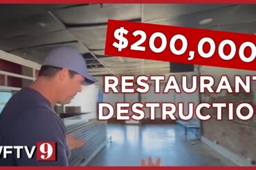 Poop-laden vandal causes massive damage to Florida restaurant