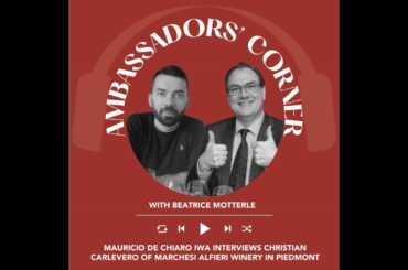 Ep. 2614 Mauricio de Chiaro IWA interviews Christian Carlevero of Marchesi Alfieri winery in Pied...