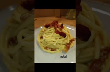 Spaghetti Carbonara 🍝. #spaghetticarbonara #carbonara #italianfood #italiancooking #viral