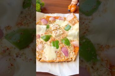 Cheesy Bread Pizza Hack(No Oven) #shorts #trending