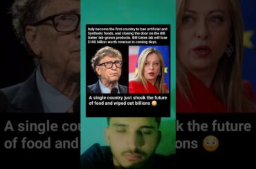 Did Italy Ban Lab-Grown Food? 😱 | What It Means for Bill Gates