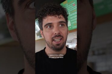 Olympic-themed Italian cappuccino to start the day