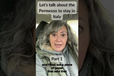 Permesso di Soggiorno Part  1 #expatsinitaly #movetoitaly#livinginitaly