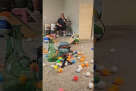 My new fav trick shot! #insanetalent #skill #talentbucket #trickshots