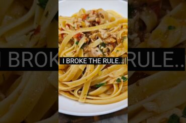 THIS ONE INGREDIENT CHANGED LINGUINI AND CLAMS #shorts #italiancooking #easyrecipe