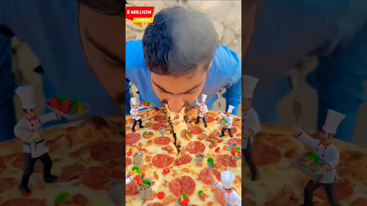 Big Pizza! ๐คฏ๐ #youtubeshorts #trending #viral #aivideo Big Pizza! ๐คฏ๐ #youtubeshorts #trending #viral #aivideo