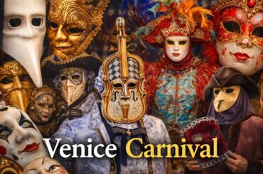 Venice Carnival Walking Tour  🇮🇹 Masks, Costumes & Street Performances | 8-Hour 4K Walk