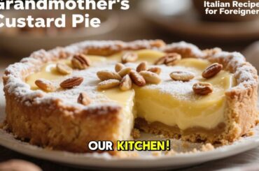 Grandma’s Italian Custard Pie: The Secret Torta della Nonna Recipe! 🇮🇹