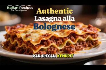 Authentic Italian Lasagna alla Bolognese | Best Cheesy Meat Lasagna Recipe