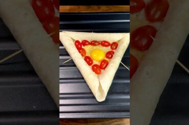 Easy Tortilla Egg Pizza #shorts