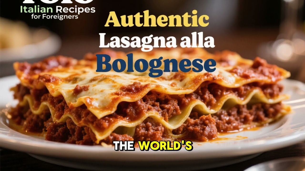 The Ultimate Lasagna alla Bolognese | Authentic Italian Recipe Step-by-Step The Ultimate Lasagna alla Bolognese | Authentic Italian Recipe Step-by-Step