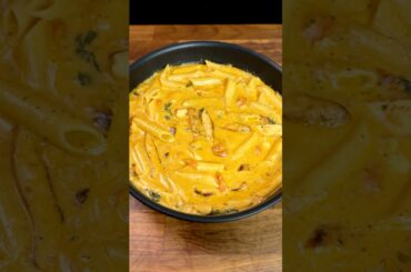 Chicken Pasta Recipe!  Quick and Easy #shorts