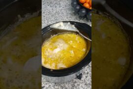 CrockPot Garlic Parmesan Chicken Pasta Dinner.