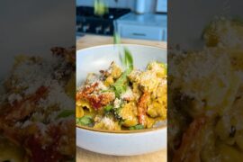 Creamy Italian sausage pasta ￼