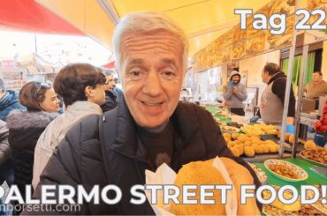 Tag 22: PALERMO am Morgen - Märkte, Arancini & Street Food-Paradies! 👑🥙