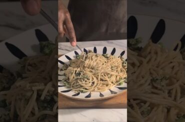 broccoli and egg spaghetti with Aiden fruit spicy #africanfood #italy