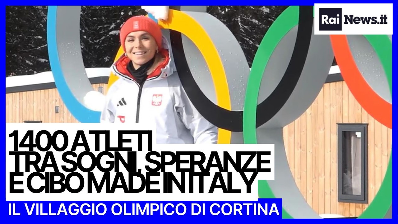 1400 atleti tra sogni, speranze e cibo made in Italy. Il villaggio olimpico di Cortina 1400 atleti tra sogni, speranze e cibo made in Italy. Il villaggio olimpico di Cortina