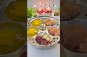 Viral Chicken Sandwich | High Protein WeightlossSandwich #viralrecipe #trending #shortsfeed #shorts