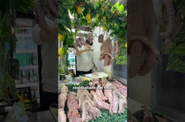 Real Italians don’t eat pizza and pasta… with Chef Luca #streetfood #italianfood