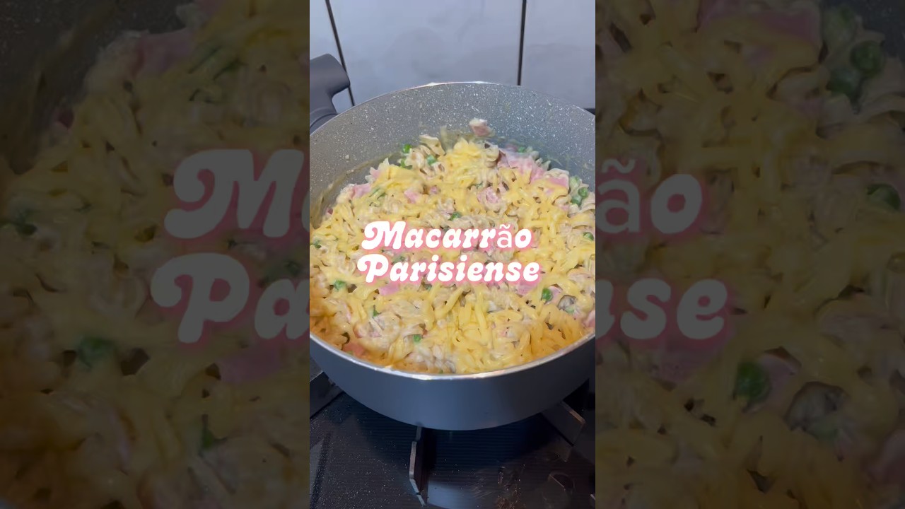 MACARRÃO PARISIENSE 😮💨😋. #shorts #receitas MACARRÃO PARISIENSE 😮💨😋. #shorts #receitas