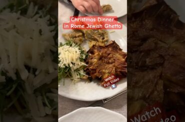 Christmas dinner 🎄 Christmas Day in Rome 🇮🇹 | Day 4 Vatican City, Pope Leo & the Jewish Ghetto ✨