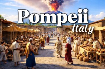 Pompeii 4K Walking Tour & History — Exploring Ancient Ruins in Italy
