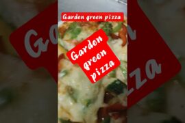 garden green pizza. #trending #youtubeshorts #reels ##cooking #motivation#food  #pizza #youtube#vlog