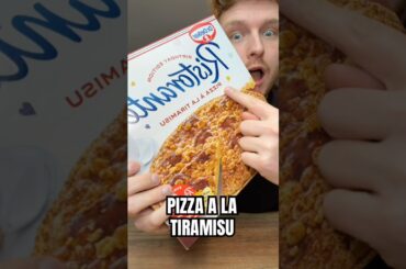 Pizza tiramisu 😍✨ #food #pizza #tiramisu #italianfood #degustation #chocolate #recette