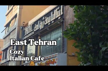 Hidden Italian Restaurant in East Tehran 🇮🇷 | Cozy Wooden Interior #tehran #iran #travel