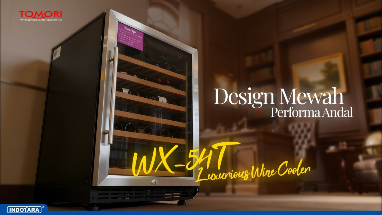 RAHASIA RASA WINE TETAP PREMIUM? PAKAI TOMORI HEAVY DUTY WINE COOLER WX-54T RAHASIA RASA WINE TETAP PREMIUM? PAKAI TOMORI HEAVY DUTY WINE COOLER WX-54T