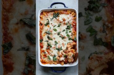 Easy Meatless Baked Ziti w/ Ricotta & Mozzarella: The Perfect Pasta Recipe for Family Dinner, Lunch