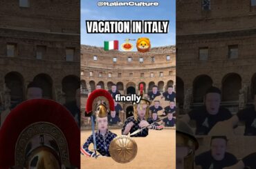 Vacation in Italy be like: