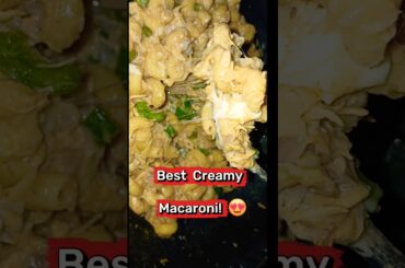 Creamiest Macaroni EVER! 🍝 #shorts#ytshorts #cooking #macaroni #pasta #whitesauce #recipe #foryou