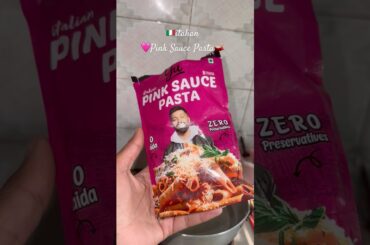 italian🇮🇹pink sauce pasta in two minutes😳#food #pasta #italy #shorts #youtubeshorts #trending