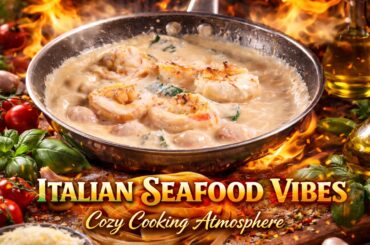 Italian Pasta & Shrimp Cooking Music – Authentic Restaurant Vibes