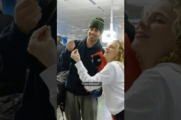 🇮🇹🤌Athletes got the full Italian treatment with a fun welcome from Italian diva Eva Calvani ✨