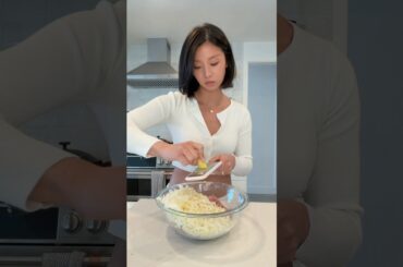 trying the viral soup dumpling lasagna