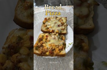Bread Pizza Homemade Recipe 👌 Snacks Recipe #foodie #pizza #shortsviral #trending #shortsfeed