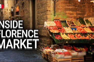 Florence, Italy Market Atmosphere 🇮🇹 | Food, People & Sounds