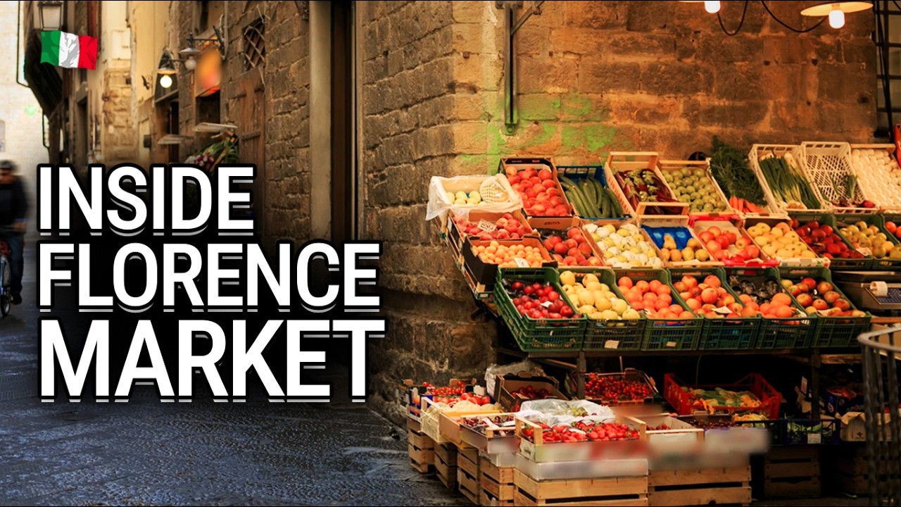 Florence, Italy Market Atmosphere 🇮🇹 | Food, People & Sounds Florence, Italy Market Atmosphere 🇮🇹 | Food, People & Sounds