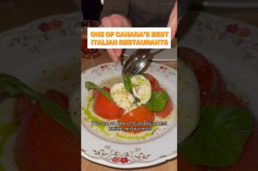 Canada’s best Italian restaurants ep. 1 #canadarestaurants #italianfood
