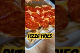 Pizza Fries are next level Body-Biggeners! #recipe #foodreview #snacks