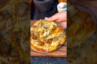 🔥 Perfect Cheesy Pizza Recipe | Street Style Cheese Pizza at Home 🧀🍕 #Shorts#youtube #shortvideo