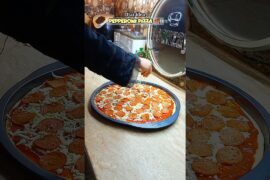 Homemade Pepperoni Pizza Recipe #food #ytshorts #recipe #viralvideo #cooking #trendingshorts #shorts