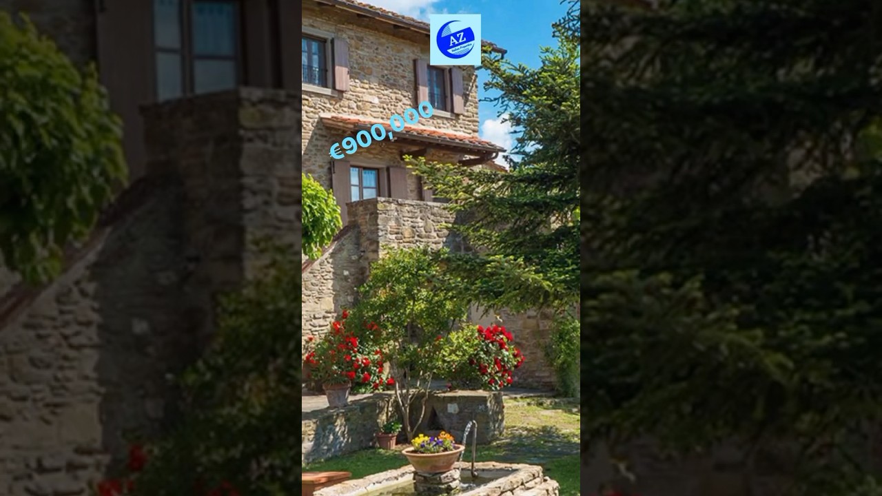 Luxury Stone Farmhouse for Sale: Castiglion Fiorentino, Tuscany Luxury Stone Farmhouse for Sale: Castiglion Fiorentino, Tuscany