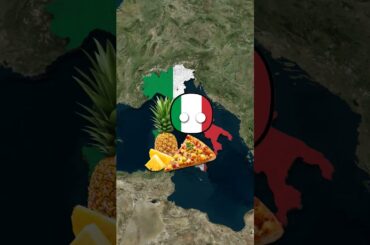 JAPAN + ITALY🍕 #shorts #countryhumans #countryballs