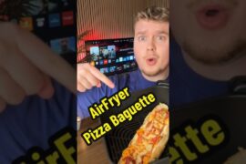 Pizza Baguette in 10 Minuten?! 😳🔥 Airfryer macht’s möglich 🍕#rezept #airfryer #lecker #essen