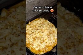 Creamy Chicken Cheese Pasta Recipe | Easy & Cheesy Pasta at Home 😍 #shorts #youtubeshorts #viral