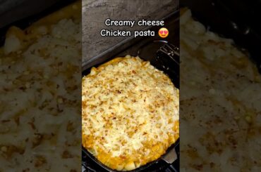 Creamy Chicken Cheese Pasta Recipe | Easy & Cheesy Pasta at Home 😍 #shorts #youtubeshorts #viral
