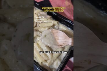 Food Review: Hola Pasta’s Cheesy Chicken Alfredo..#foodreview #foodshorts